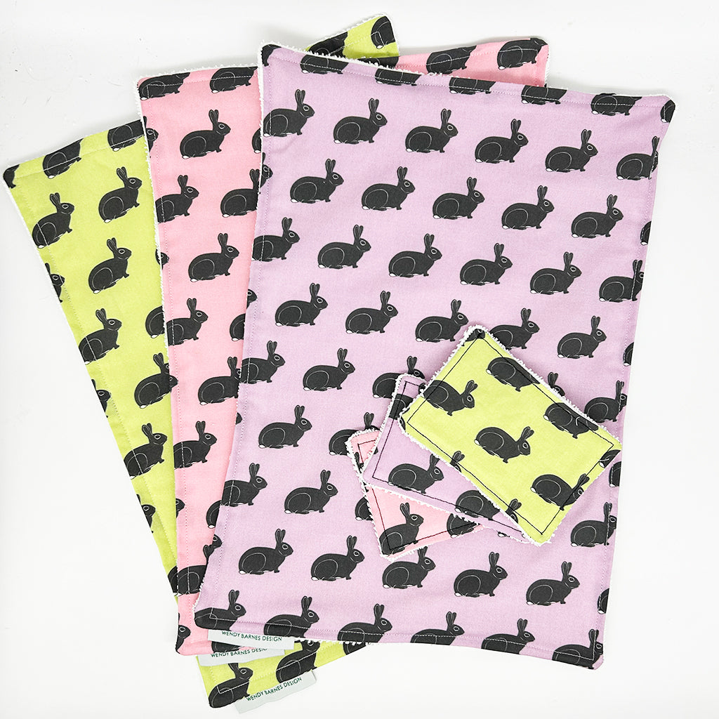 Bunny Kitchen Towels Set of 3 - Easter– Wendy Barnes Design