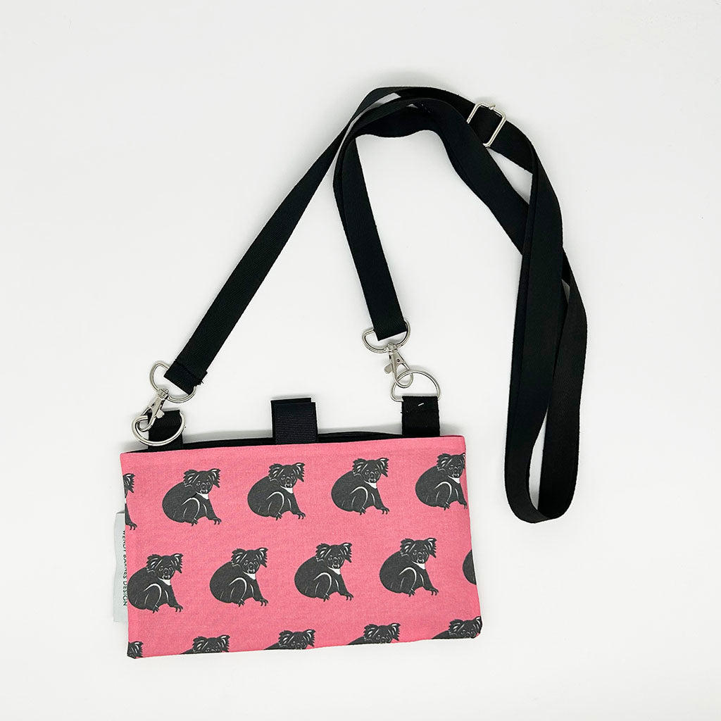 Koala Pink Crossbody Cell Phone Bag– Wendy Barnes Design