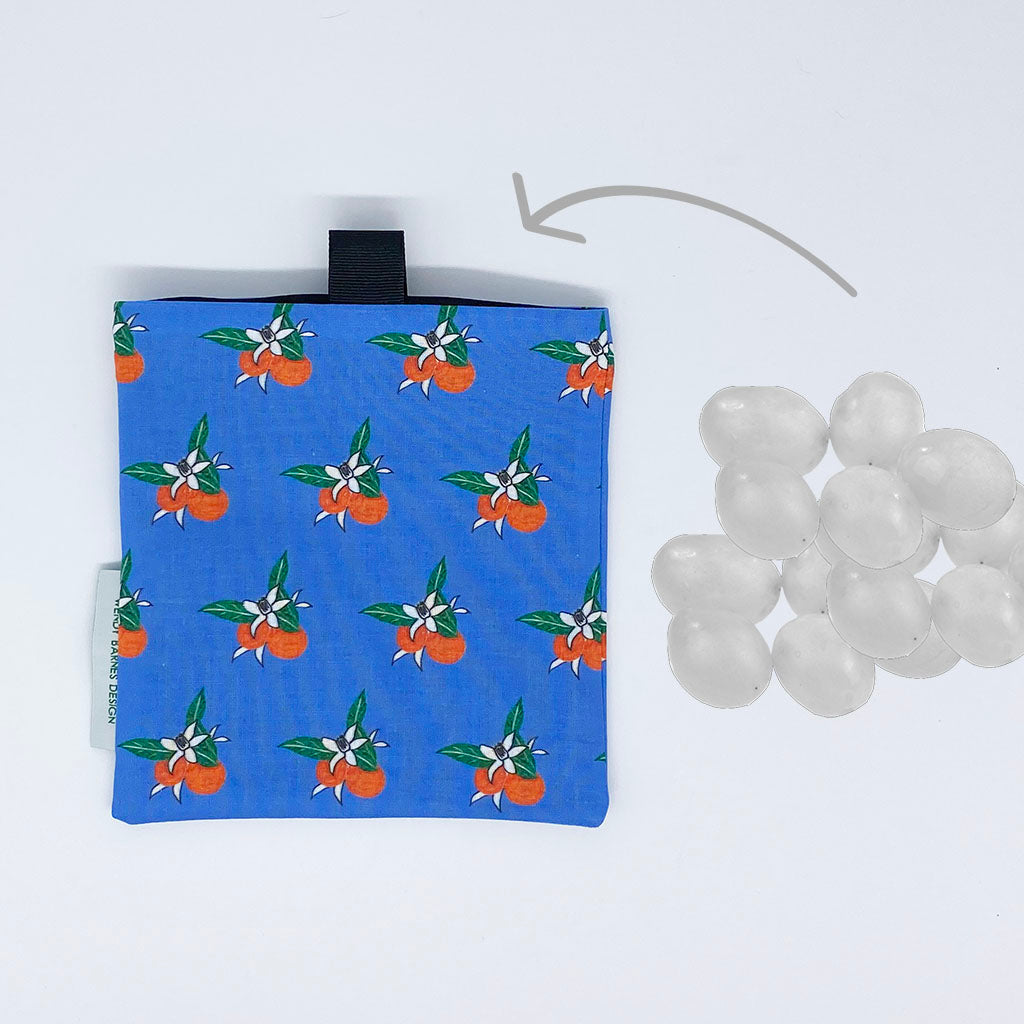 Florida Oranges Blossom Reusable Snack Bag– Wendy Barnes Design